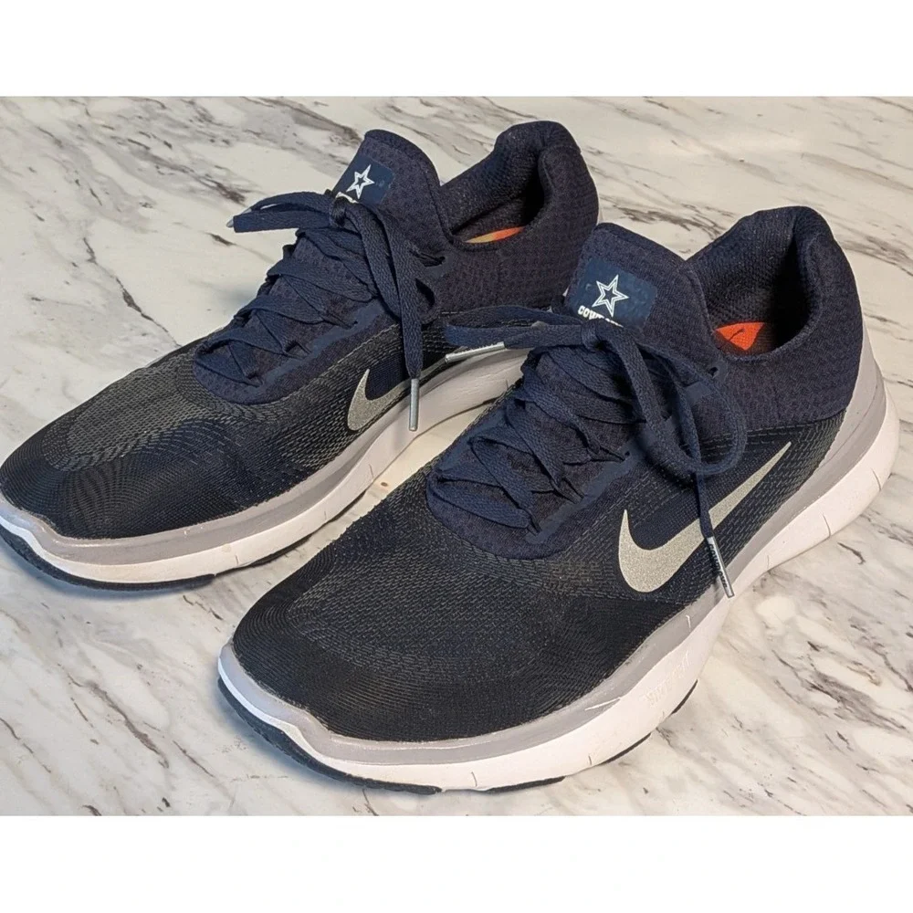 Nike Free Trainer X NFL‎ v7 'Dallas Cowboys' Sneakers AA1948-405 Men's Size 8